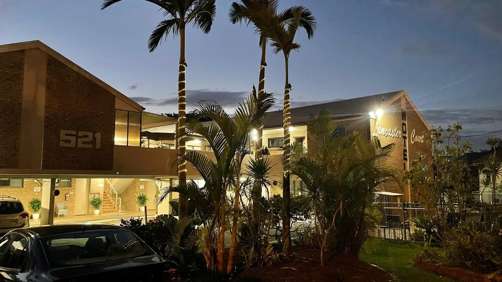 Lancaster Court Motel location